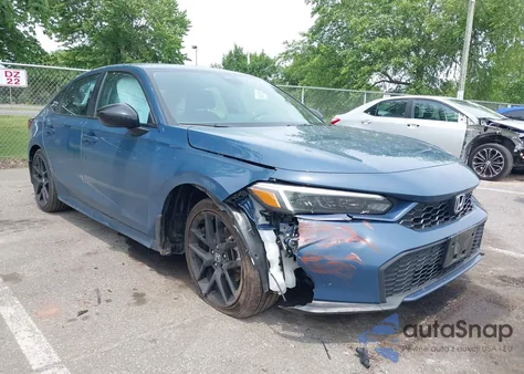 2025 Honda Civic Hybrid Sport/Sport Touring из США, поврежденный, VIN 2HGFE4F85SH306997